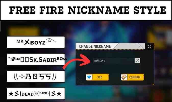 Free Fire n\Nickname
